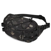 HUNTVP Tactical Waist Bag Fanny Pack, Camo-XL