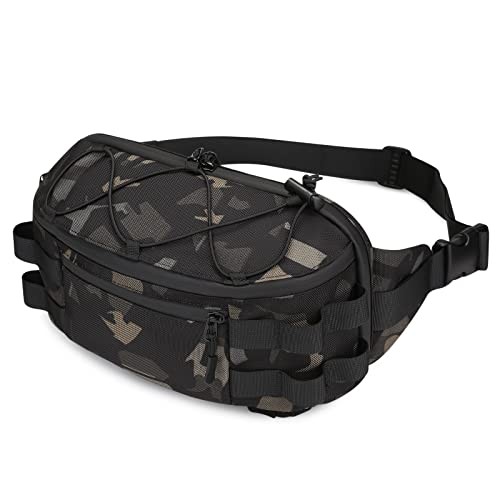 HUNTVP Tactical Waist Bag Fanny Pack, Camo-XL