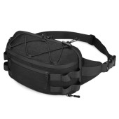 HUNTVP Tactical Waist Bag Molle Belt Pack, Black XL