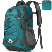 IGOLUMON 40L Lightweight Foldable Hiking Backpack, Green