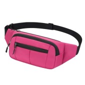IHIGOGOFA Rose Red Bum Bag with Multiple Pockets