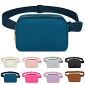 Invool Bum Bag, Adjustable Crossbody Waist Pack, Bule