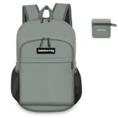 Jedebartey 22L Ultra-Light Foldable Hiking Daypack, Grey Green