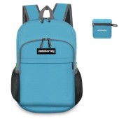 Jedebartey 22L Ultra Lightweight Foldable Rucksack, Blue