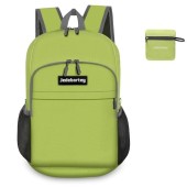 Jedebartey 22L Ultra Lightweight Foldable Rucksack, Bright Green