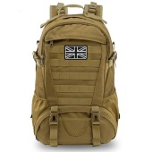 Jueachy 30L Military Tactical Backpack, Khaki, Molle Rucksack