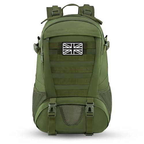 Jueachy 30L Military Tactical Backpack, Green