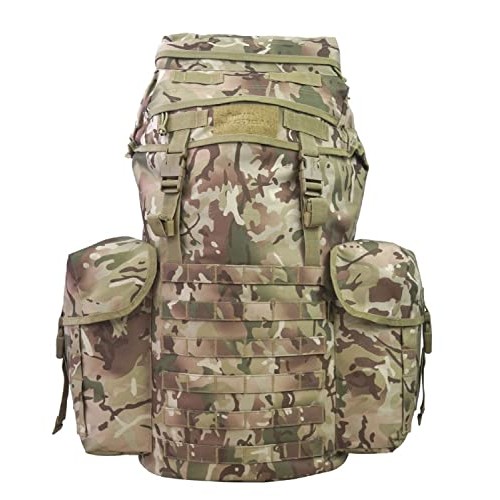 Kombat UK Cadet MOD Mk2 Molle Pack Rucksack Bergen 50L, BTP MTP