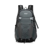 Kono Waterproof Hiking Backpack with Rain Cover, 40L, Gray