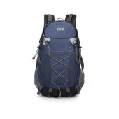 Kono Waterproof Hiking Backpack, 40L, Navy, with Rain Cover