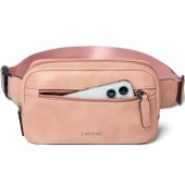 LATMAP 2L Faux Leather Bumbag, Pink