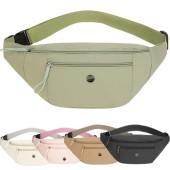Mayoii Lightweight Bum Bag, Water Resistant Fanny Pack, Green, One Size
