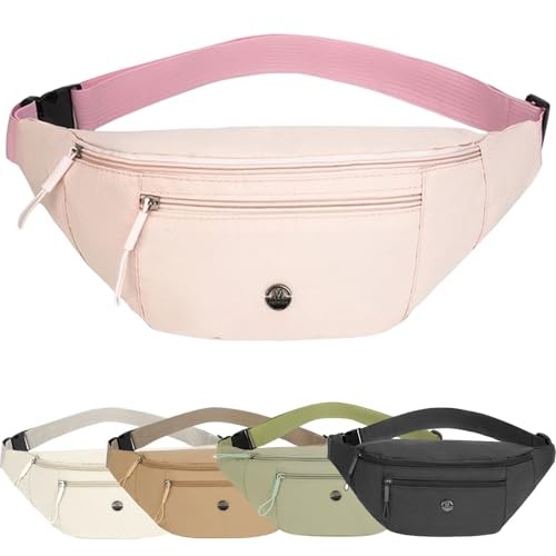 Mayoii Lightweight Bum Bag, Pink, One Size