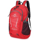 Loocower 45L Ultra Lightweight Foldable Backpack, Red