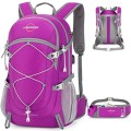 Lumesner 40L Packable Lightweight Hiking Travel Backpack with Removable Belt Bag