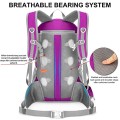 Lumesner 40L Packable Lightweight Hiking Travel Backpack with Removable Belt Bag