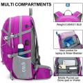 Lumesner 40L Packable Lightweight Hiking Travel Backpack with Removable Belt Bag
