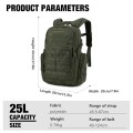 Mardingtop 25L Military Tactical Backpack, Army Green