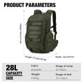 Mardingtop 28L Military Tactical Backpack, Armygreen