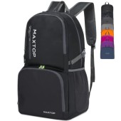 MAXTOP 40L Packable Lightweight Hiking Backpack, Black