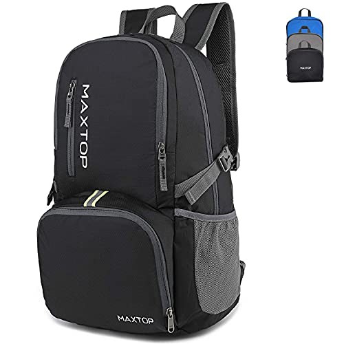 MAXTOP 40L Ultra Lightweight Packable Backpack, Foldable Daypack, Water-Resistant