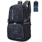 MAXTOP 50L Packable Backpack with Wet Pocket, Camouflage Black