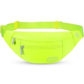 MAXTOP Large Waist Fanny Pack Running Belt, Neno Green