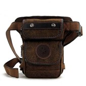 Xieben canvas drop leg bag, coffee