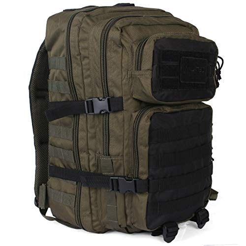 Mil-Tec US Assault Pack Backpack, Large, Green/Black