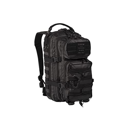 Mil-Tec US Assault Pack Backpack S, Tactical Black
