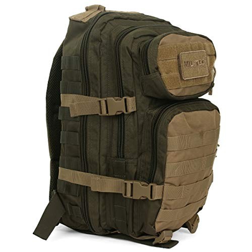 Mil-Tec US Assault Pack Backpack, Small, Green, Standard Size