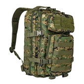 Mil-Tec USA Assault Pack Backpack, Small, Digital Woodland, 20L