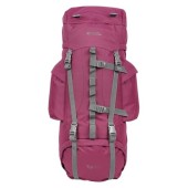 Mountain Warehouse Tor 65L Spacious Rucksack, Ladderlock Back Travel Backpack, Berry