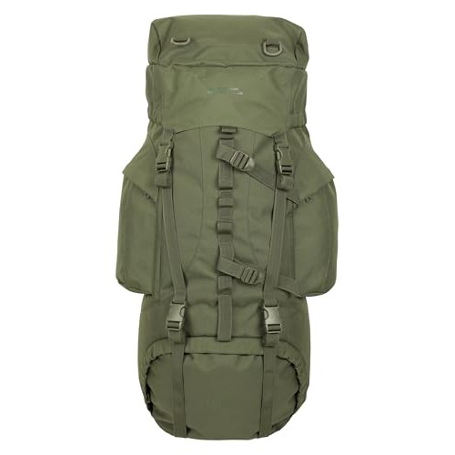 Mountain Warehouse Tor 65L Rucksack with Ladderlock Back, Khaki