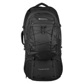 Mountain Warehouse Traveller 60L + 20L Rucksack with Rain Cover and Detachable Daypack, Black, One Size - Regular Fit