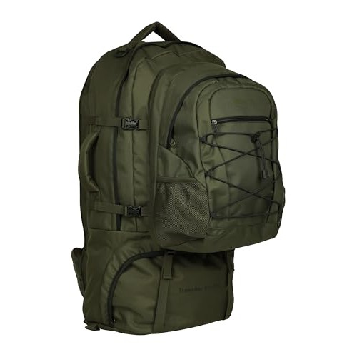 Mountain Warehouse Traveller 60L + 20L Rucksack, Khaki, One Size