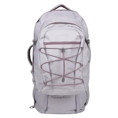 Mountain Warehouse Traveller 60L + 20L Rucksack, Lilac, Women's Fit