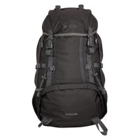 Mountain Warehouse Ventura Medium 40L Travel Hiking Rucksack with Rain Cover, Black