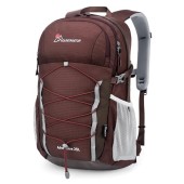 MOUNTAINTOP 25L Hiking Backpack, Lightweight Daypack, Vermilion