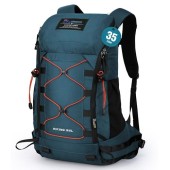 MOUNTAINTOP 35L Unisex Hiking Backpack, Sapphire Blue
