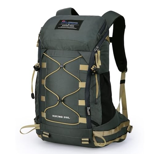 MOUNTAINTOP 35L Grey Unisex Hiking Backpack