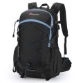 MOUNTAINTOP 40L Hiking Backpack, Water-Resistant Trekking Rucksack, 55 x 35 x 25 cm, 40l-black Blue