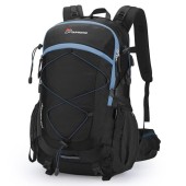 MOUNTAINTOP 40L Hiking Backpack, Water-Resistant Trekking Rucksack, 55 x 35 x 25 cm, 40l-black Blue