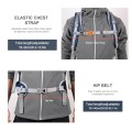 MOUNTAINTOP 40L Hiking Backpack, Blue Orange, 55 x 35 x 25 cm