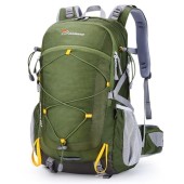 MOUNTAINTOP 40L Hiking Backpack, Army Green, 55 x 35 x 25 cm