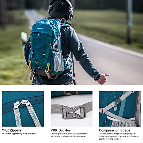 MOUNTAINTOP 40L Hiking Backpack, Turquoise, 55 x 35 x 25 cm-5