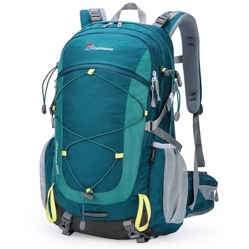 MOUNTAINTOP 40L Hiking Backpack, Turquoise, 55 x 35 x 25 cm