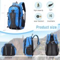 Nircho 40L Hiking Backpack, Lightweight Breathable Trekking Rucksack, Blue