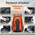 Nircho 40L Hiking Backpack, Lightweight Breathable Trekking Rucksack, Orange