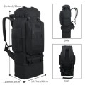 Ogetok 100L Hiking Backpack Rucksack, Black